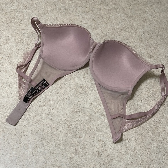 VICTORIA’S SECRET VERY SEXY PUSH UP BRA IN  DUSTY ROSE WITH LACE DETAILS - Picture 6 of 6